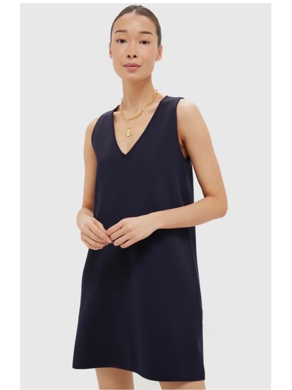 Pomander Place Knit Bixby Mini Dress in Navy Blue Size S